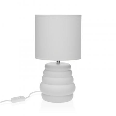 LAMPARA DE MESA BLANCA