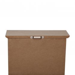 CAJA DE LLAVES BLANCA CON DECORADO DE ROSAS