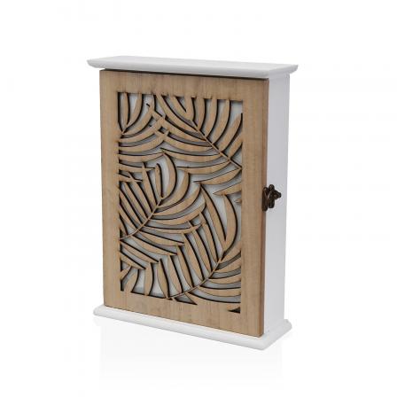CAJA DE LLAVES DE MADERA TROPICAL