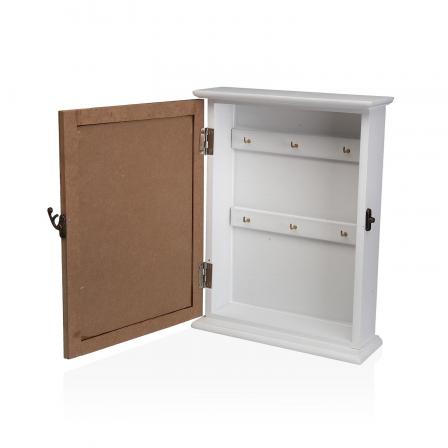 CAJA DE LLAVES DE MADERA TROPICAL