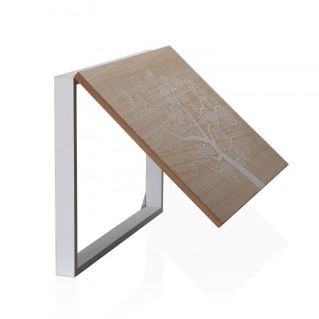 CUBRECONTADOR DE MADERA CON ARBOL DE LA VIDA