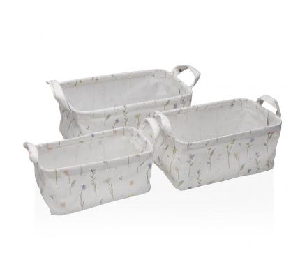SET 3 CESTAS RECTANGULARES LAISON