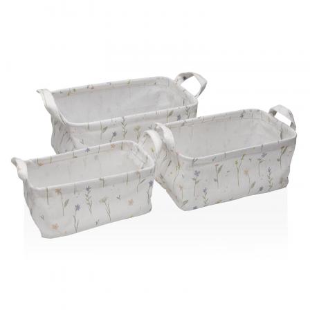 SET 3 CESTAS RECTANGULARES LAISON
