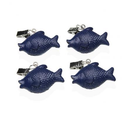 SET 4 PESOS  MANTEL PECES