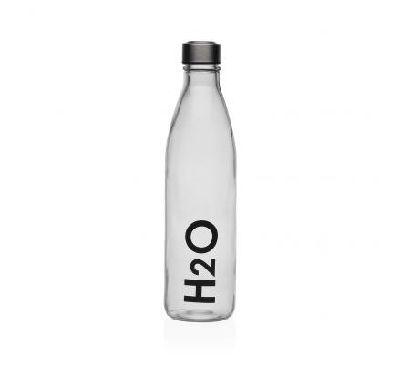BOTELLA 1000ML H2O TRANSPARENTE