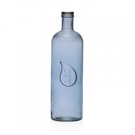BOTELLA 1600ML GOTA AGUA AZUL