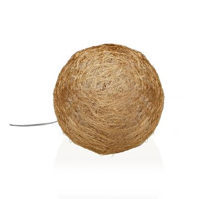 BOLA DORADA EN 3D LUMINOSA 15CM