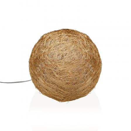 BOLA DORADA EN 3D LUMINOSA 15CM