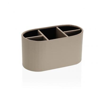 PORTAMANDOS BEIGE 5 COMPARTIMENTOS