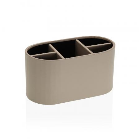 PORTAMANDOS BEIGE 5 COMPARTIMENTOS