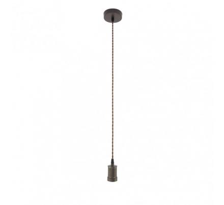 Arm.colgante Puja 1xe27 Marron Regx10x10 Cm