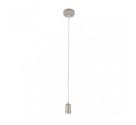 Arm.colgante Puja 1xe27 Niquel Regx10x10 Cm