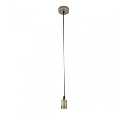 Arm.colgante Puja 1xe27 Cuero Regx10x10 Cm