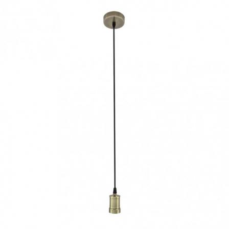 Arm.colgante Puja 1xe27 Cuero Regx10x10 Cm