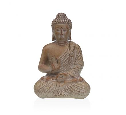 FIGURA BUDA COLOR PIEDRA