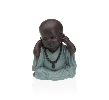 FIGURA MONJE BUDISTA MEDITANDO