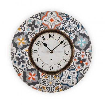 RELOJ MADERA ALFAMA 29CM