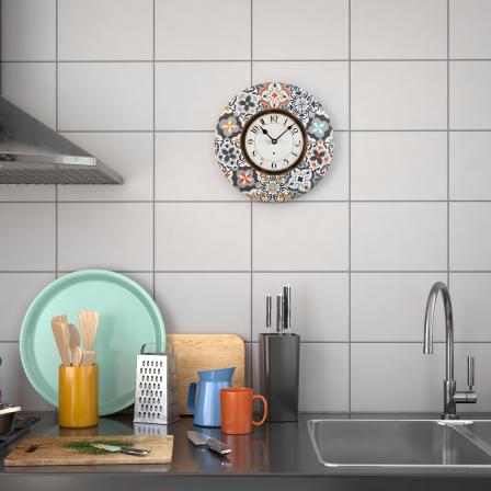 RELOJ MADERA ALFAMA 29CM