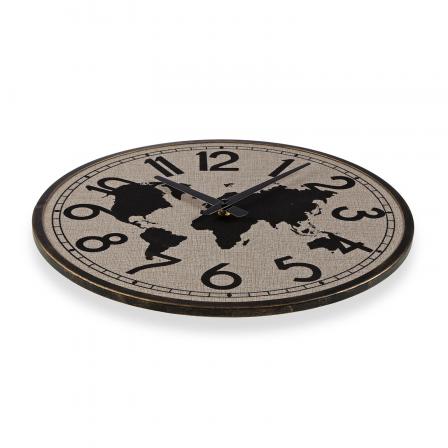 RELOJ DE PARED MAPA 40CM