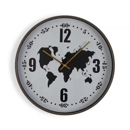RELOJ DE PARED MAPA 40,6CM