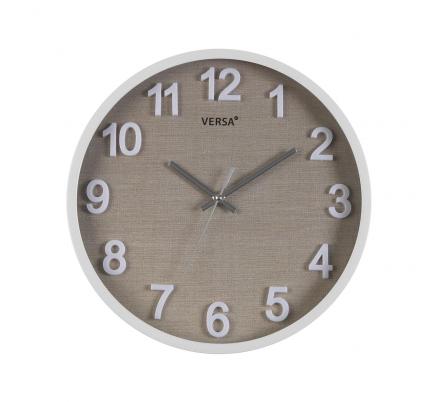 RELOJ DE PARED VESTA BLANCO 30 CM