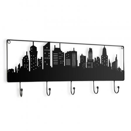 PERCHERO PARED 5 GANCHOS