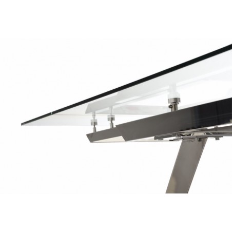 Mesa Comedor Extensible Estructura Cromada Modelo Miami