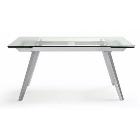 Mesa Comedor Extensible Estructura Cromada Modelo Miami