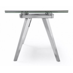 Mesa Comedor Extensible Estructura Cromada Modelo Miami