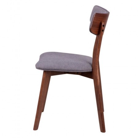 Silla Comedor Tapizada Color Natural Modelo Anais - Varios Colores Tejido