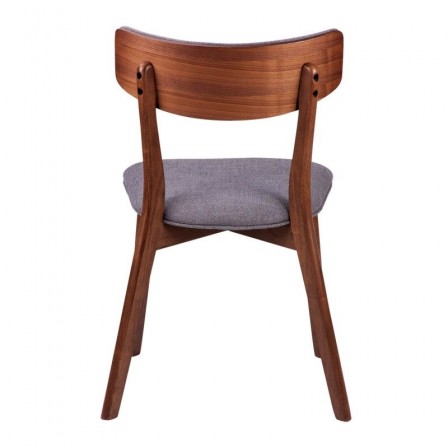 Silla Comedor Tapizada Color Natural Modelo Anais - Varios Colores Tejido
