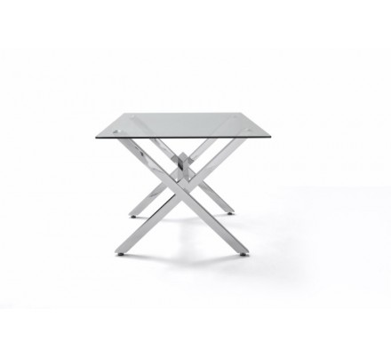 Mesa Comedor Acero Cromado Modelo Max - Varias Medidas