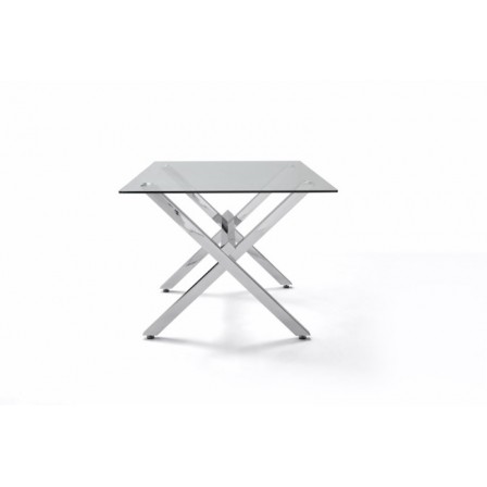 Mesa Comedor Acero Cromado Modelo Max - Varias Medidas