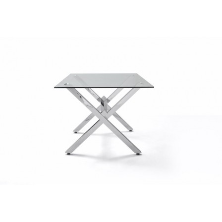 Mesa Comedor Acero Cromado Modelo Max - Varias Medidas