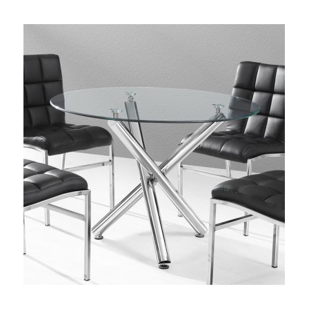 MESA DESIREE CRISTAL 90 CM
