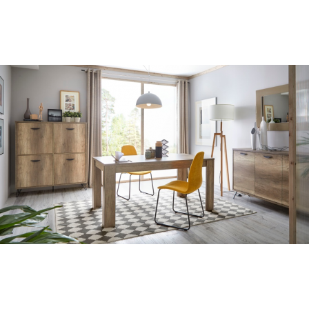 Mesa Comedor Kansas Madera 160x90x76