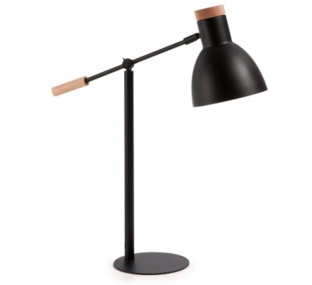 LÁMPARA DE SOBREMESA MODELO SCARLETT METAL NEGRO