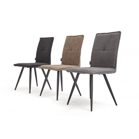 SILLA COMEDOR CANDELA TAPIZADA VARIOS COLORES
