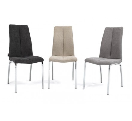 SILLA COMEDOR EROS TAPIZADA VARIOS COLORES