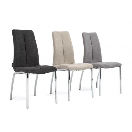 SILLA COMEDOR EROS TAPIZADA VARIOS COLORES