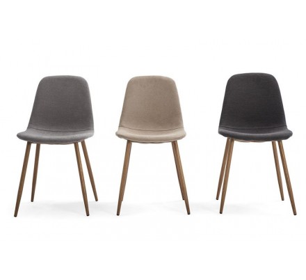 SILLA COMEDOR GIO TAPIZADA VARIOS COLORES