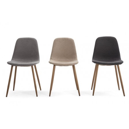 SILLA COMEDOR GIO TAPIZADA VARIOS COLORES