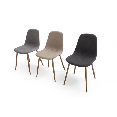 SILLA COMEDOR GIO TAPIZADA VARIOS COLORES