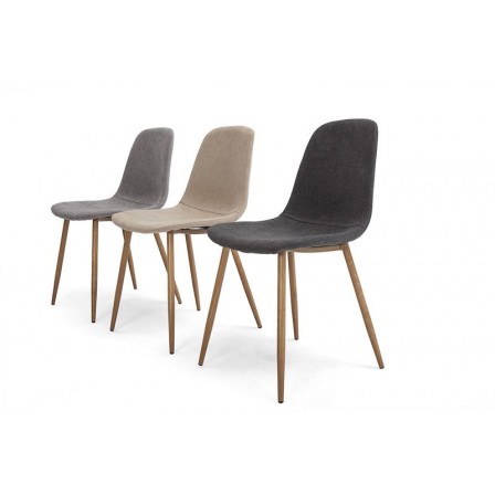 SILLA COMEDOR GIO TAPIZADA VARIOS COLORES