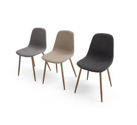 SILLA COMEDOR GIO TAPIZADA VARIOS COLORES
