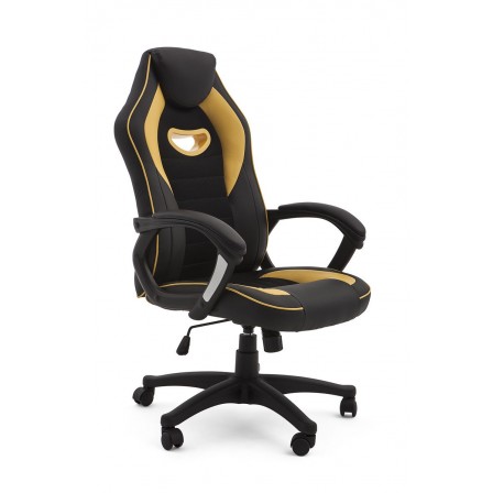 SILLÓN OFICINA GAMER MODELO HAMILTON ECOPIEL VARIOS COLORES