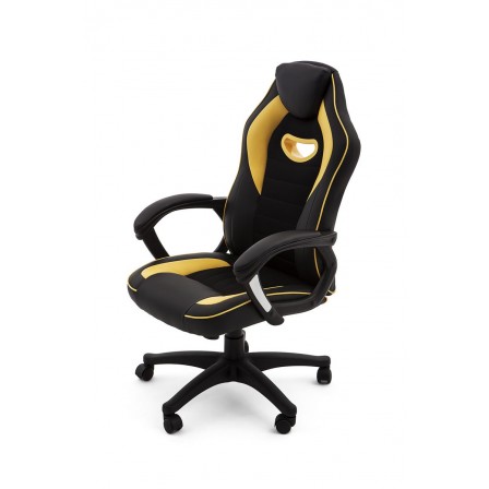 SILLÓN OFICINA GAMER MODELO HAMILTON ECOPIEL VARIOS COLORES