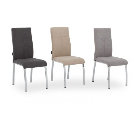 SILLA COMEDOR INTRUDER TAPIZADA VARIOS COLORES