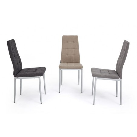 SILLA COMEDOR KARMA TAPIZADA VARIOS COLORES