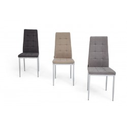 SILLA COMEDOR KARMA TAPIZADA VARIOS COLORES